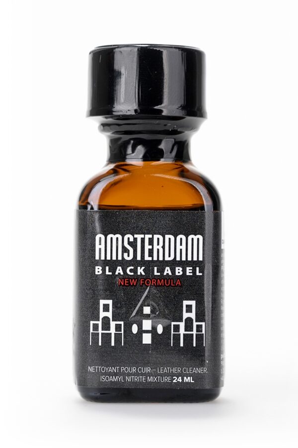Poppers Amsterdam Black  label 24ml