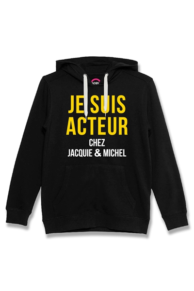 Sweat à capuche J&M Acteur noir