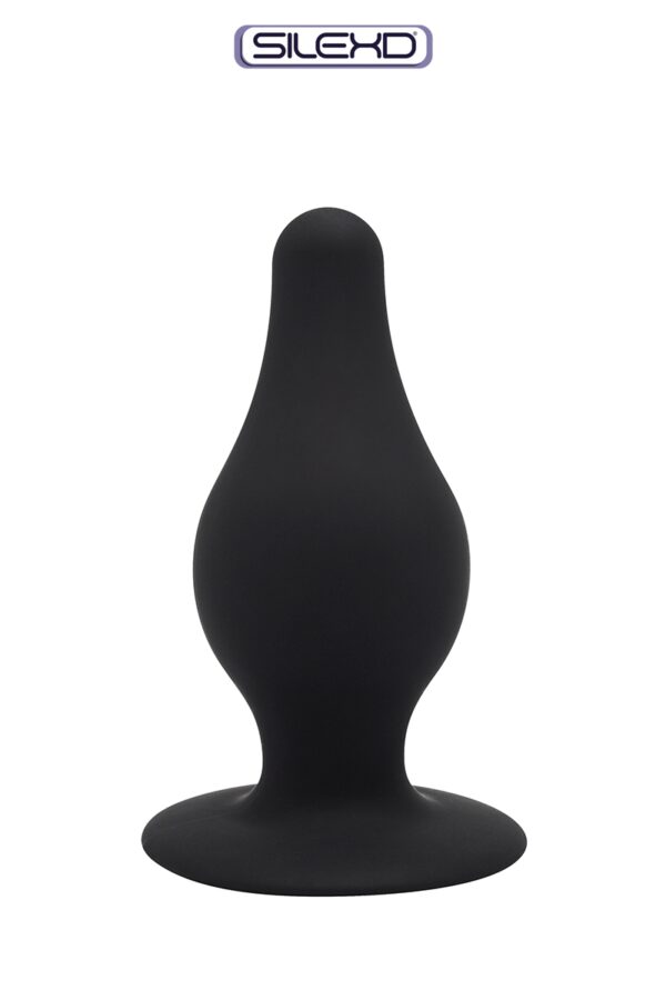 Plug anal The Original Model 2 noir 9,3 cm - SilexD