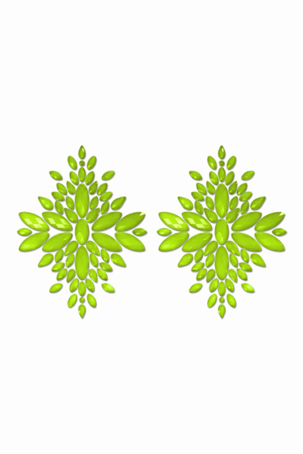 Cache-tétons vert phosphorescent - Glow